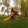 Детский игровой комплекс SUNRISESTAR NS6 с деревянной крышей + рукоход