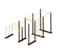 YSK86 Мобильный комплекс для Воркаут Стандарт-9