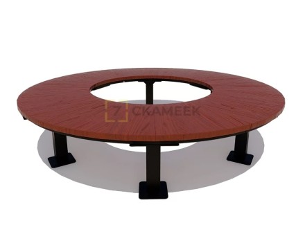 Радиусная скамейка «Смоленск»