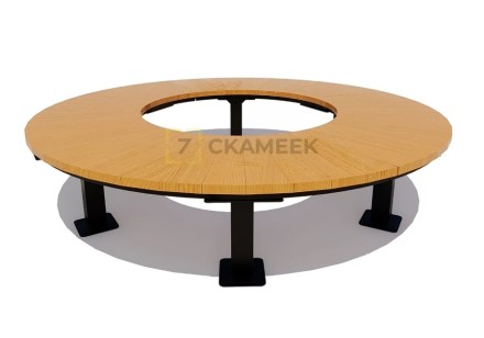 Радиусная скамейка «Смоленск»