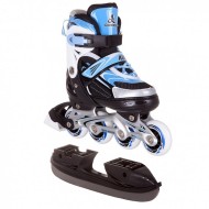 Коньки трансформеры Best blue