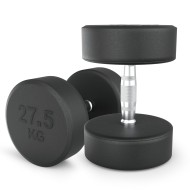 Гантель UNIX Fit PRO круглая обрезиненная 30 кг, 2 шт.