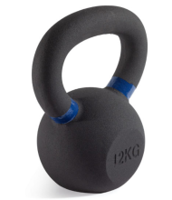 Гиря чугунная с цветным кольцом 12 кг (модель: К-3) VictoryFit VF-KCR120