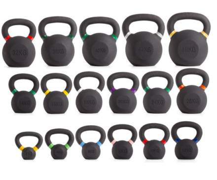 Гиря чугунная с цветным кольцом 12 кг (модель: К-3) VictoryFit VF-KCR120 Гиря чугунная с цветным кольцом 12 кг (модель: К-3) VictoryFit VF-KCR120