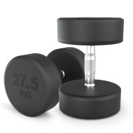 Гантель UNIX Fit PRO круглая обрезиненная 27,5 кг, 2 шт.