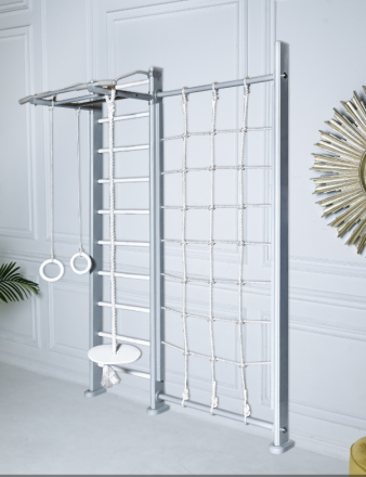 ДСК PERFETTO SPORT "Scala in legno con rete" grigio PS-124