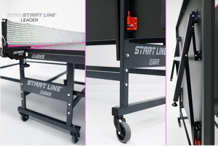 Теннисный стол  Leader Black