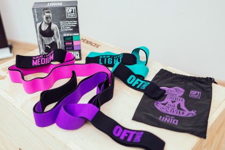 Набор из трех тканевых эспандеров UNIQ