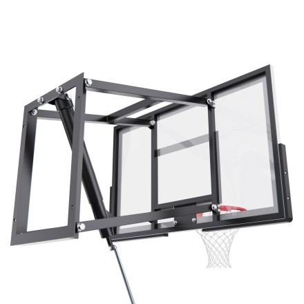 Баскетбольный щит DFC со съёмным регулятором высоты, поликарбонат 2 мм, 110 х 70 см
