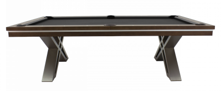 Бильярдный стол для пула "Pierce" 8 ф (коричневый) с плитой, со столешницей Бильярдный стол для пула "Pierce" 8 ф (коричневый) с плитой, со столешницей