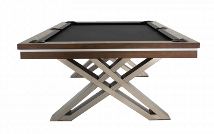 Бильярдный стол для пула "Pierce" 8 ф (коричневый) с плитой, со столешницей Бильярдный стол для пула "Pierce" 8 ф (коричневый) с плитой, со столешницей