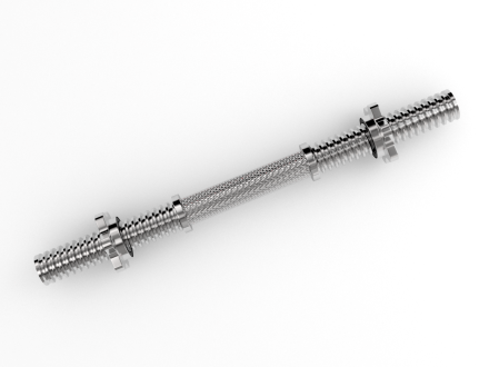 Гриф гантельный UNIX Fit 41 см / 25 мм Chrome