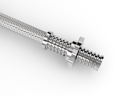 Гриф гантельный UNIX Fit 41 см / 25 мм Chrome