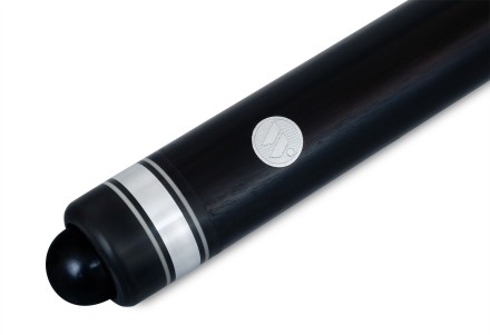 Кий / пирамида 2-pc "Классика" (термограб черный, белый) 13 запилов Кий / пирамида 2-pc "Классика" (термограб черный, белый) 13 запилов