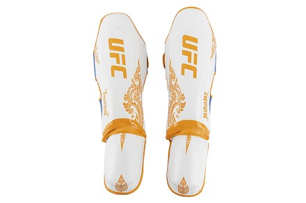 UFC Premium True Thai Защита голени, цвет синий/белый, размер L UFC Premium True Thai Защита голени, цвет синий/белый, размер L