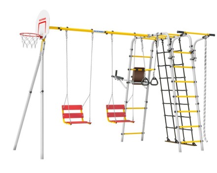 Дачный комплекс "Romana Акробат-2-PRO" комплект №12 (серый/жёлтый)