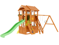 Детская площадка Клубный домик 2 с трубой Luxe