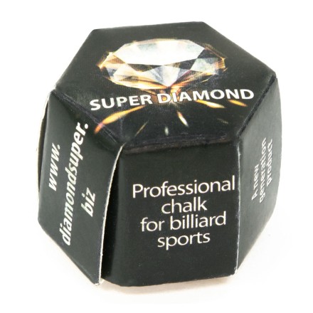 Мел &quot;Super Diamond Grey Round&quot; (серый) черная коробка, круглый