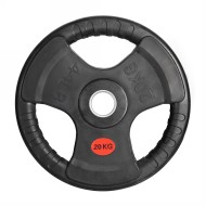 Диск 51 мм. обрезиненный с 3-мя хватами 20 кг, VictoryFit VF-S512000