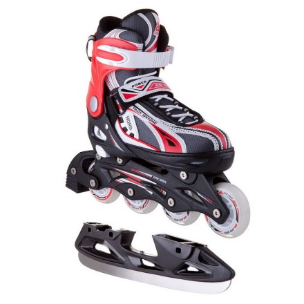 Коньки трансформеры NORD Red