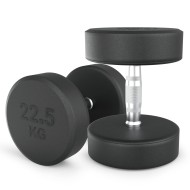 Гантель UNIX Fit PRO круглая обрезиненная 22,5 кг, 2 шт.