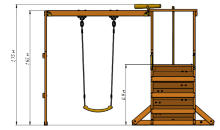 Спортивно-игровой комплекс MoyDvor SUNRAY