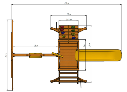 Спортивно-игровой комплекс MoyDvor SUNRAY