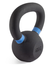 Гиря чугунная с цветным кольцом 6 кг (модель: К-3) VictoryFit VF-KCR060