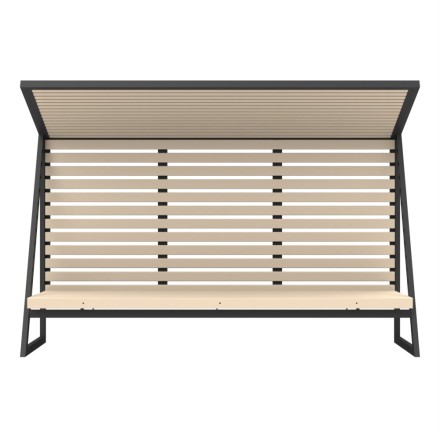 Навес парковый со скамьей RS6