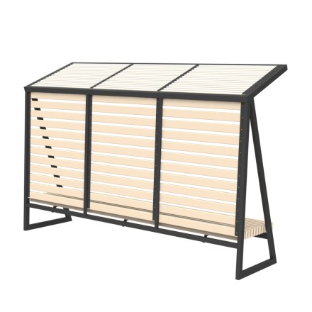 Навес парковый со скамьей RS6