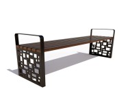 Скамейка «Барселона» без спинки