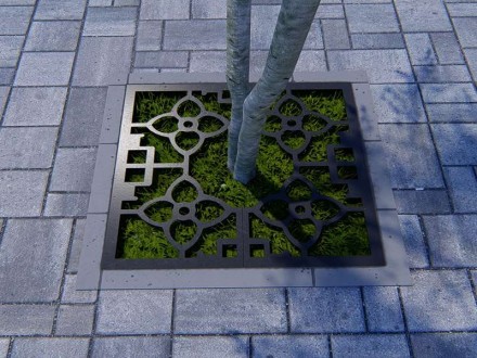 Приствольная решётка «Витраж»