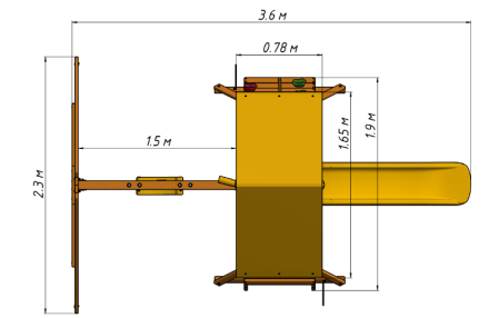 Спортивно-игровой комплекс MoyDvor «ПИРАТ»
