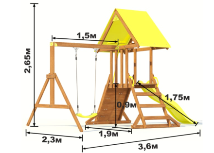 Спортивно-игровой комплекс MoyDvor «ПИРАТ»