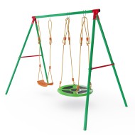 Детский комплекс DFC качели: верёвочные и гнездо Детский комплекс DFC качели: верёвочные и гнездо