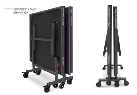 Стол теннисный  Champion Black