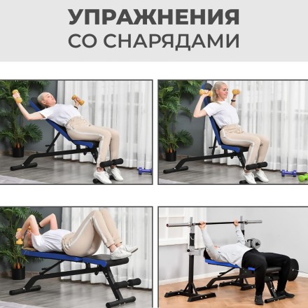Скамья силовая универсальная DFC Pro Fitness D848 Скамья силовая универсальная DFC Pro Fitness D848