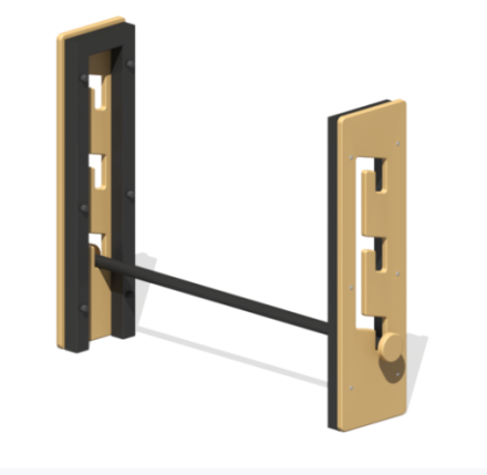 Барьер для прыжков в высоту регулируемый для собак