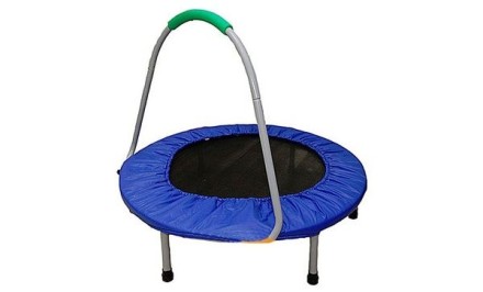 Мини-батут Tramps 36 домашний, детский, складной с ручкой