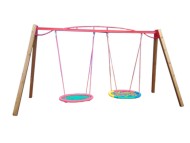 Качели Гнездо Хит с двойным подвесом