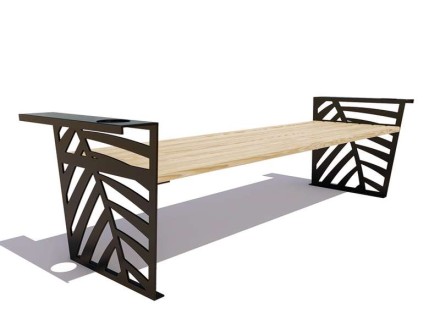 Скамейка парковая «Крым» без спинки Скамейка парковая «Крым» без спинки