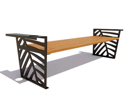 Скамейка парковая «Крым» без спинки Скамейка парковая «Крым» без спинки