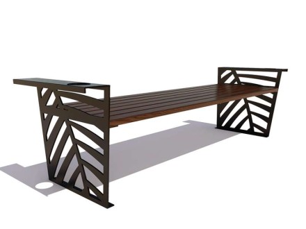 Скамейка парковая «Крым» без спинки Скамейка парковая «Крым» без спинки