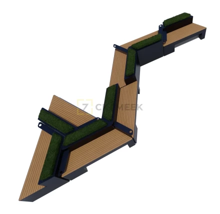 Модульная скамейка «Концепт» Модульная скамейка «Концепт»