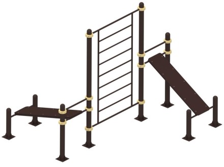 YSK76 Лавочки для пресса и шведская стенка
