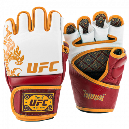 UFC True Thai MMA Перчатки красные/белые, размер S