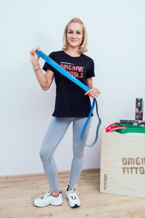 Эспандер-петля двуцветный 15-35 кг