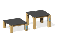 Подиум для собак (2 высоты) комплект