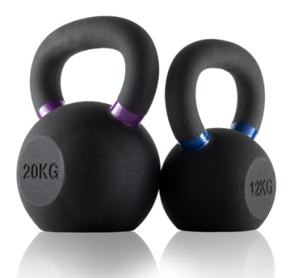 Гиря чугунная с цветным кольцом 2 кг (модель: К-3) VictoryFit VF-KCR020