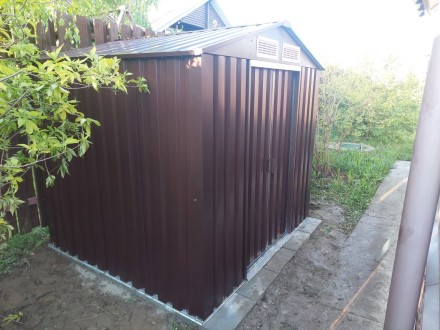 Металлический сарай-хозблок Арчер B